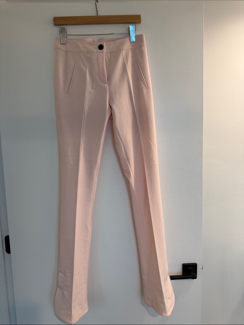 Women's Boot-Cut Dress Pants in Pale Pink
